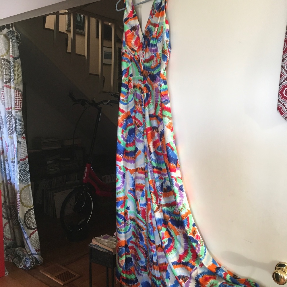 Vintage 1970s Slim full length dress